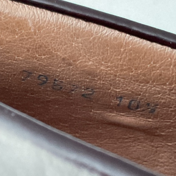 J. Crew Burgundy Leather Split Toe Penny Loafers Men's Size 10.5 - Picture 9 of 16